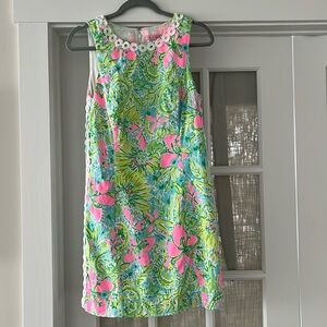 Lilly Pulitzer Coconut Jungle Mila Shift Dress  Size 8